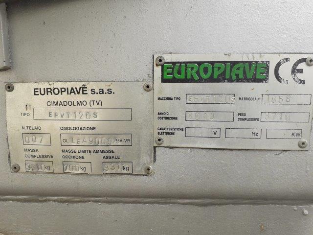 Atomizzatore Europiave usato in vendita - Modello EPVT 120 S 3 filari Omologato
